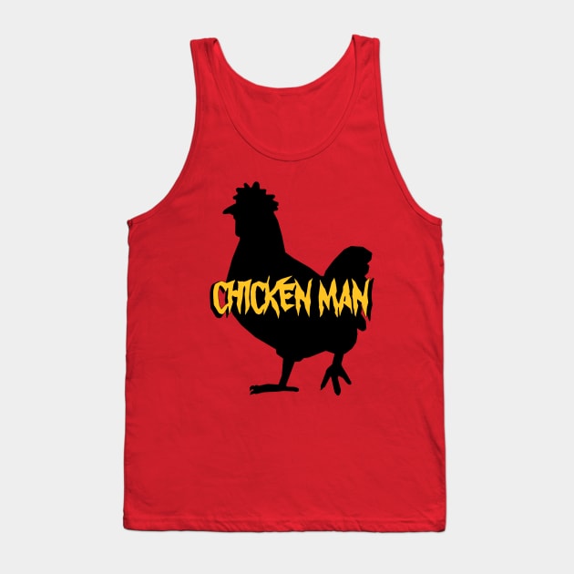 Chicken Man Tank Top by toastercide